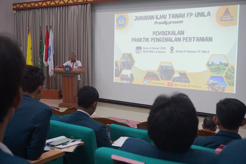 Introduction to Agriculture Practical Provision by the Department of Soil Science, Faculty of Agriculture, University of Lampung